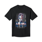 USA Flag Sunglasses T-Shirt — "Made in America" Patriotic Tee