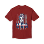 USA Flag Sunglasses T-Shirt — "Made in America" Patriotic Tee