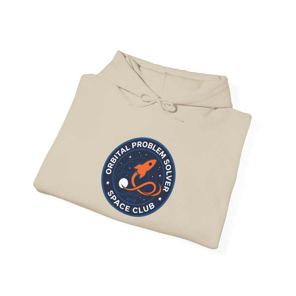 Orbital Problem Solver Mission Patch Hoodie Space Astronaut Design