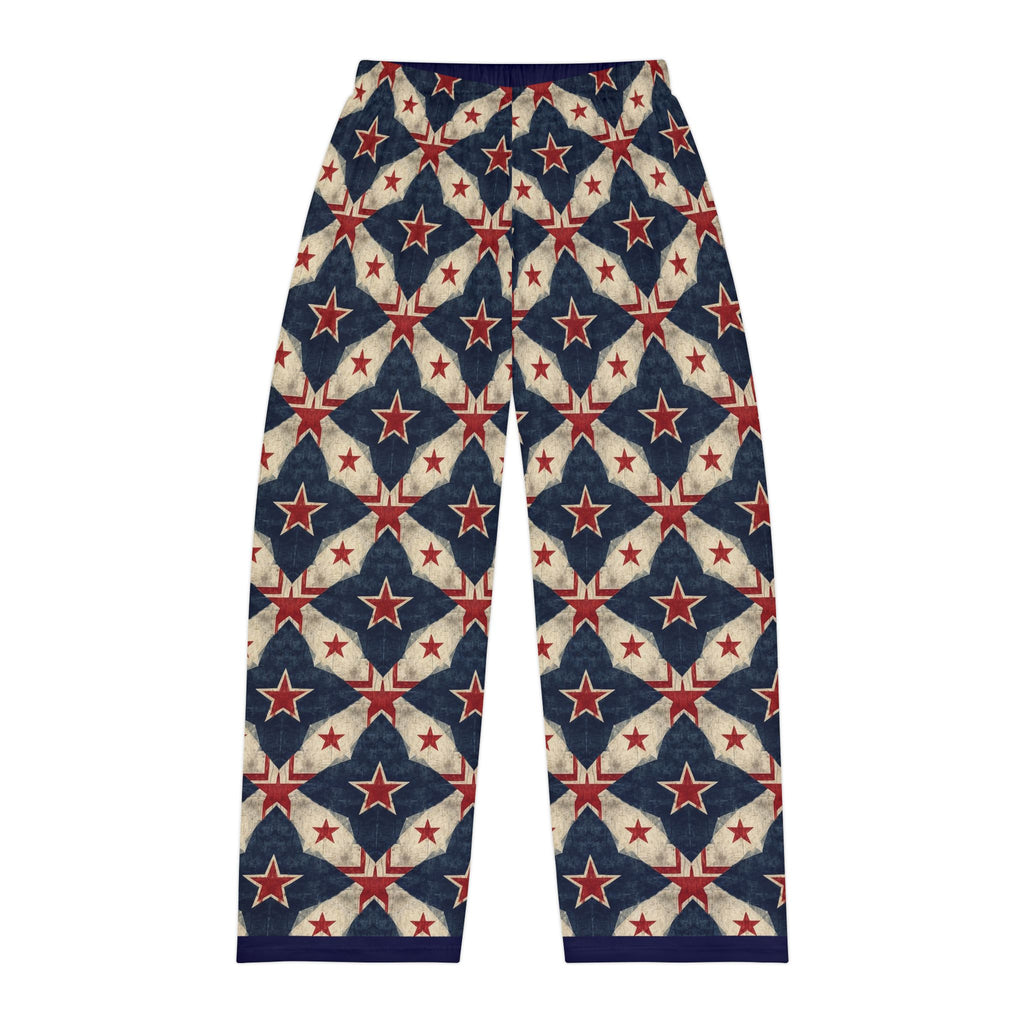 Patriotic Star Pattern Pajama Pants