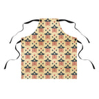 Patriotic Stars & Stripes Apron – Vintage 4th of July Cooking Apron