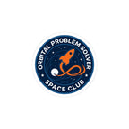Orbital Problem Solver Sticker Space Club Rocket Mission Patch For Stem Fans