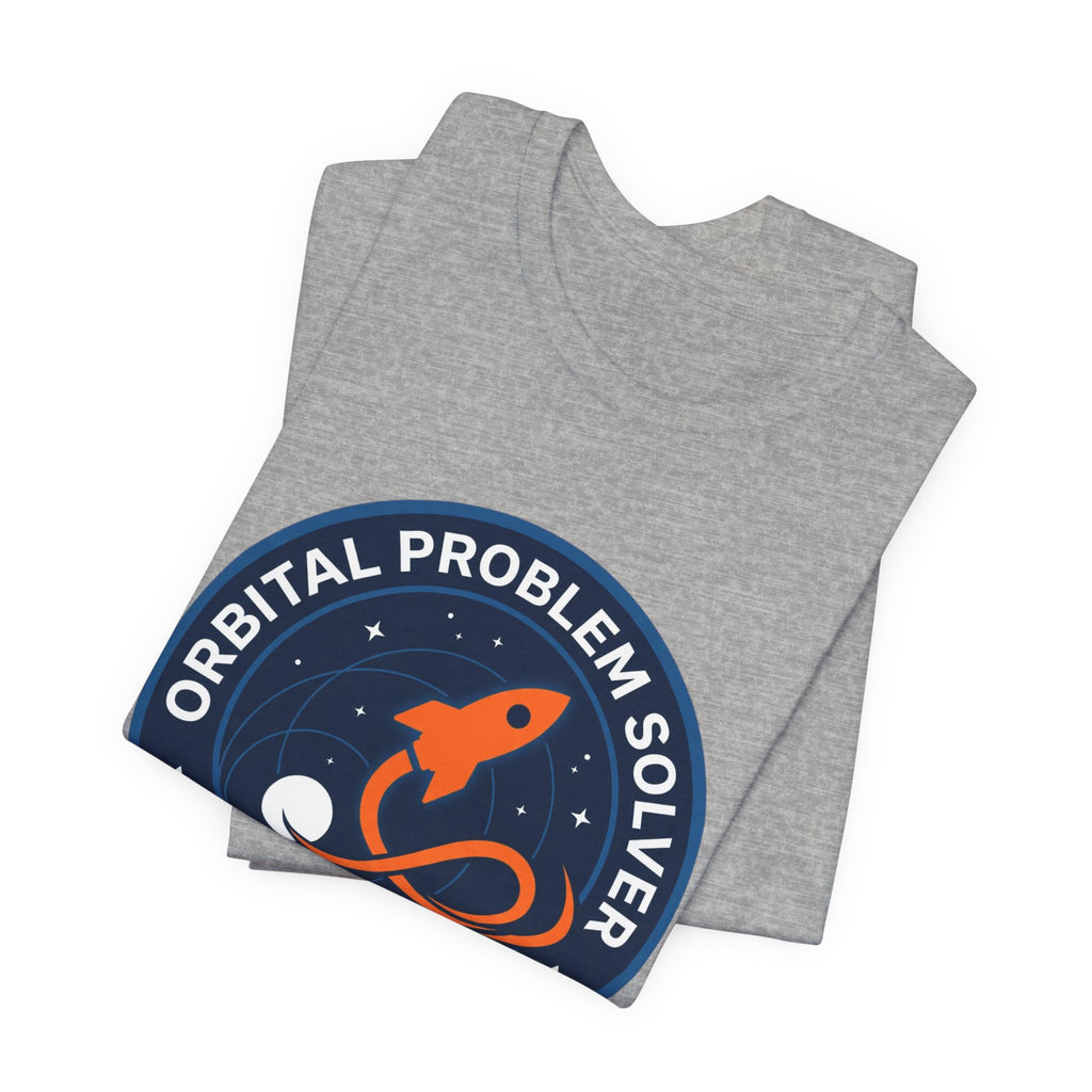 Orbital Problem Solver Mission Patch Tee For Space Fans