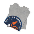 Orbital Problem Solver Mission Patch Tee For Space Fans