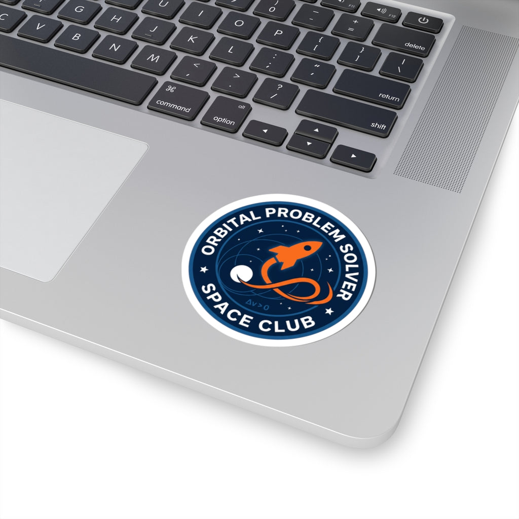 Orbital Problem Solver Sticker Space Club Rocket Mission Patch For Stem Fans