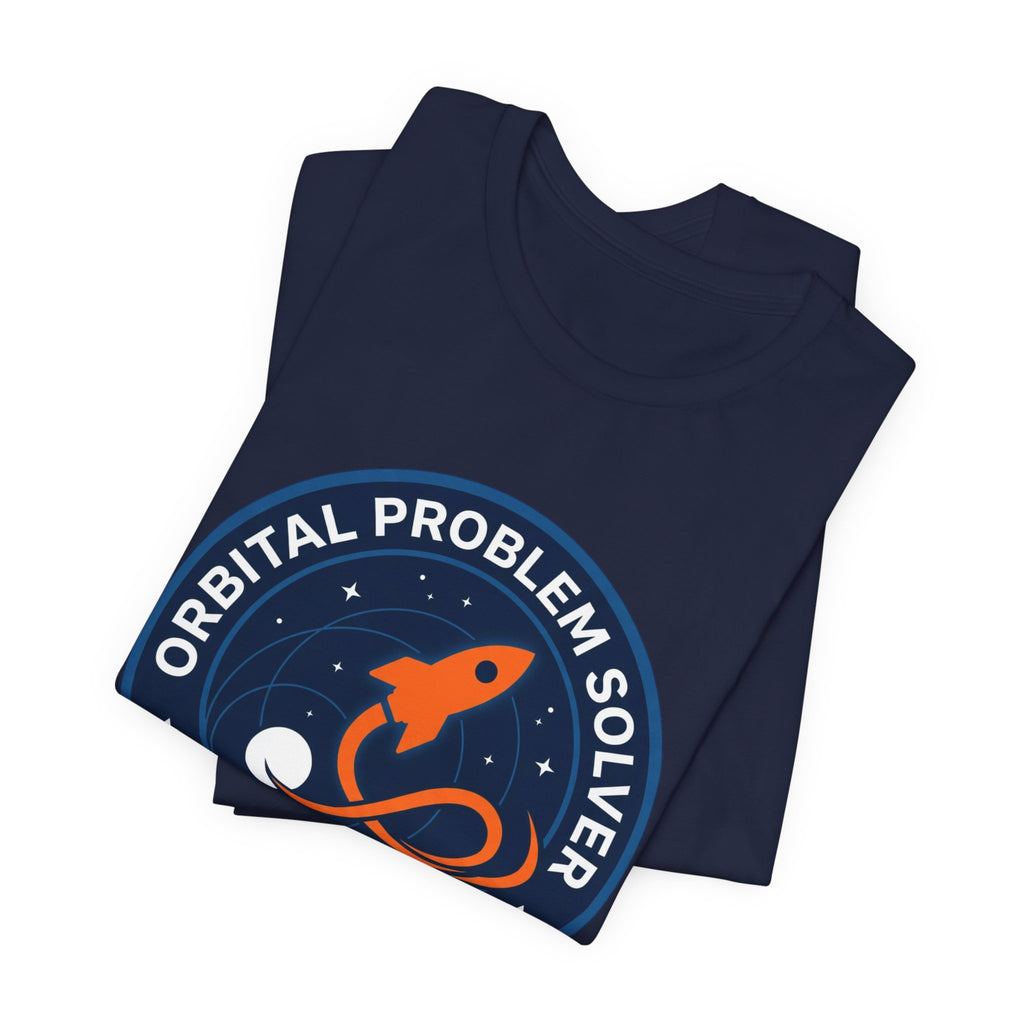 Orbital Problem Solver Mission Patch Tee For Space Fans