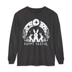 Unisex Happy Easter Rabbits & Stars Long Sleeve T-Shirt