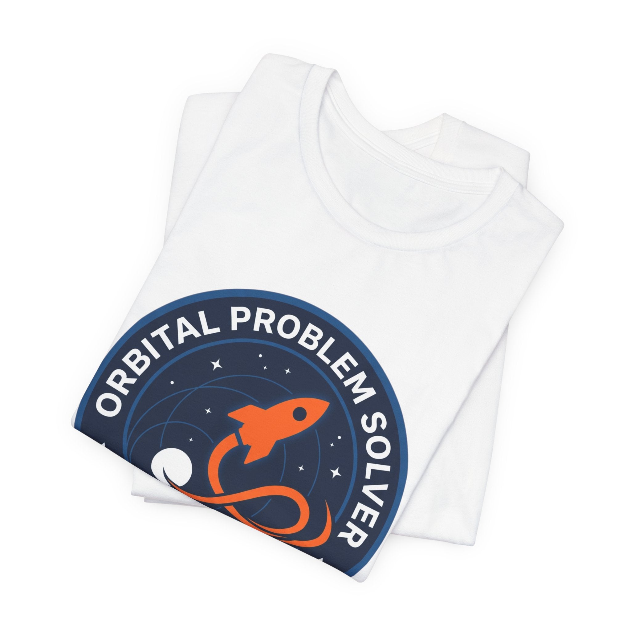 Orbital Problem Solver Mission Patch Tee For Space Fans