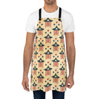 Patriotic Stars & Stripes Apron – Vintage 4th of July Cooking Apron