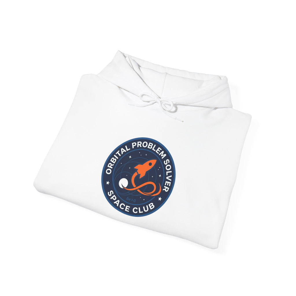 Orbital Problem Solver Mission Patch Hoodie Space Astronaut Design