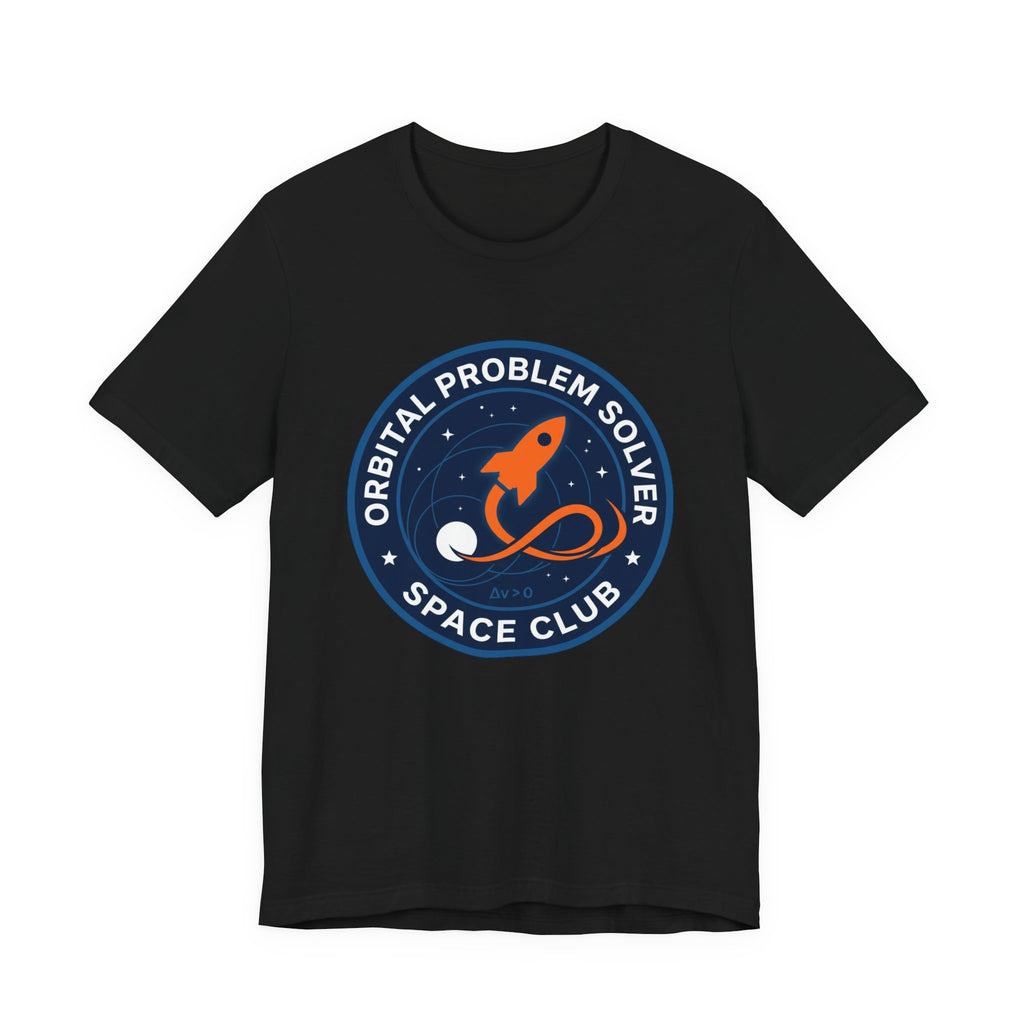 Orbital Problem Solver Mission Patch Tee For Space Fans