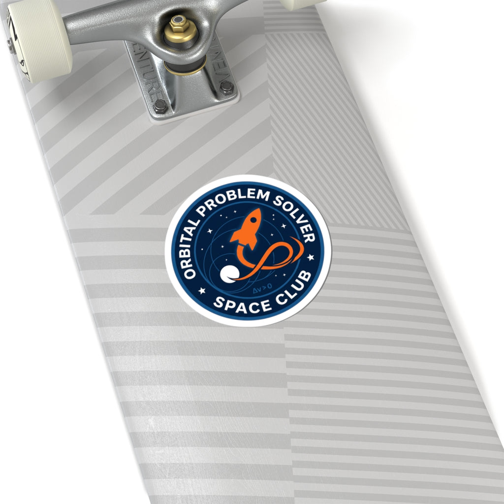 Orbital Problem Solver Sticker Space Club Rocket Mission Patch For Stem Fans