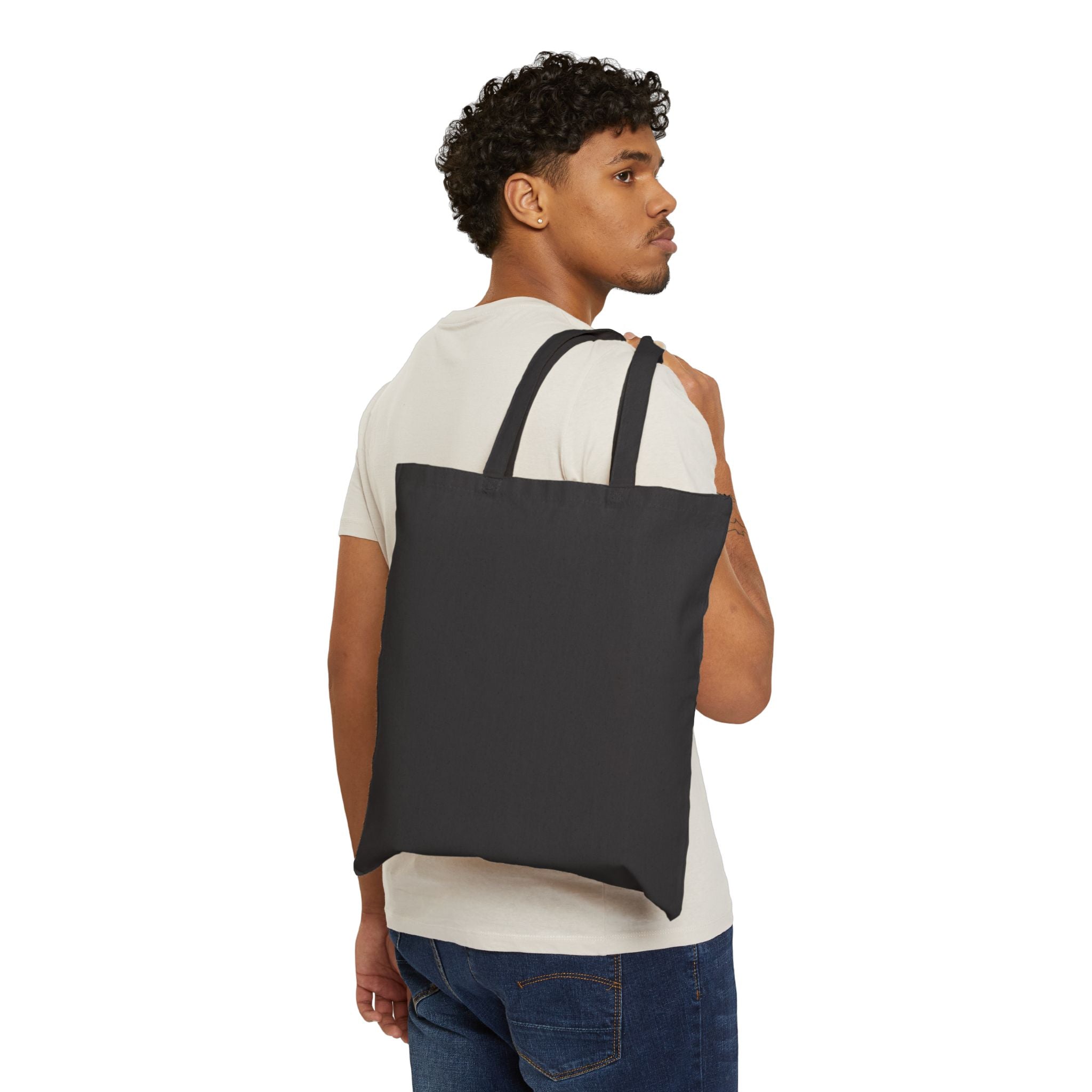 Cotton Tote Bag With Orbital Problem Solver Mission Patch For Space Club