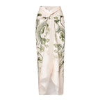 Elegant Baroque Floral Push‑Up Swimsuit Set