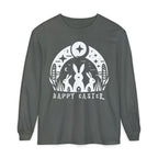 Unisex Happy Easter Rabbits & Stars Long Sleeve T-Shirt