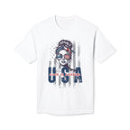 USA Flag Sunglasses T-Shirt — "Made in America" Patriotic Tee