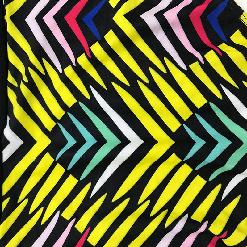 Plus Size Hollow-Out Push-Up Bikini Swimsuit