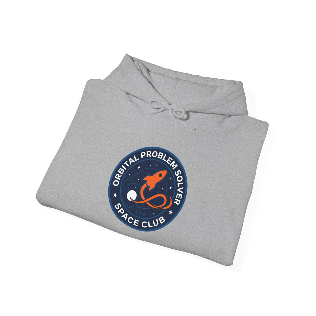 Orbital Problem Solver Mission Patch Hoodie Space Astronaut Design