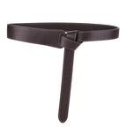 Women Long Knot Soft Pu Leather Ladies Waist Plus Size Dress Belt Female Cummerbunds Designer Waistband