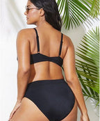 Plus Size Bow Tie Swimsuit