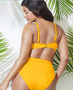 Plus Size Bow Tie Swimsuit