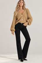 Button Up Long Sleeve Cardigan