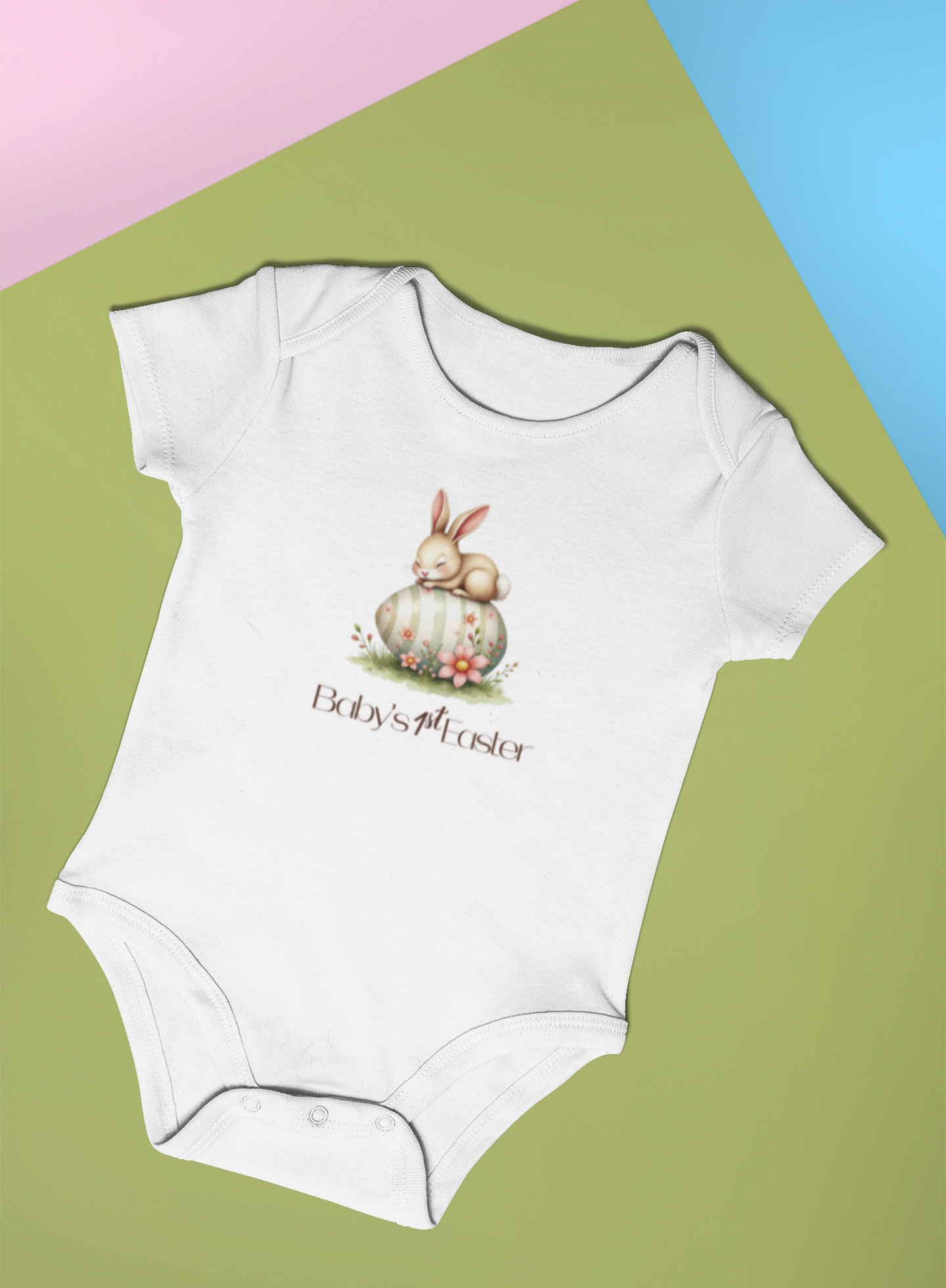 Infant Babys 1st Easter Onesie